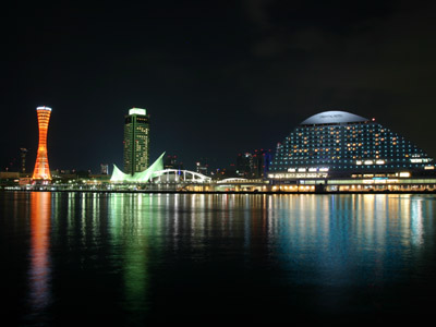 神戸の夜景 写真素材無料壁紙