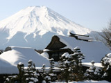 古民家と富士山5